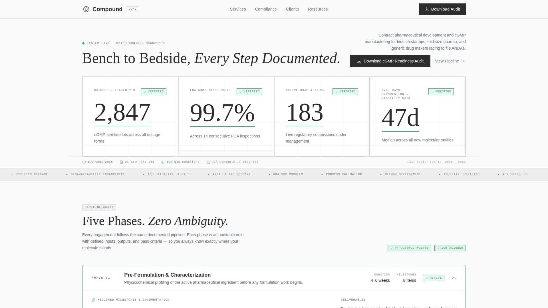 Chemical & Pharmaceutical Manufacturing Privacy Policy Website Template