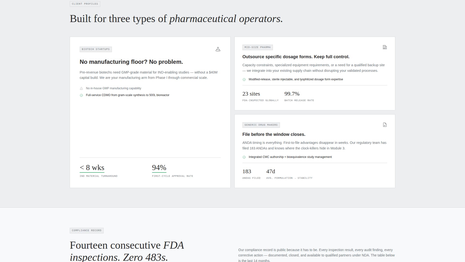 Chemical & Pharmaceutical Manufacturing Privacy Policy Website Template