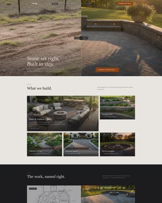 Slab - Rugged Hardscaping Landing Page Template