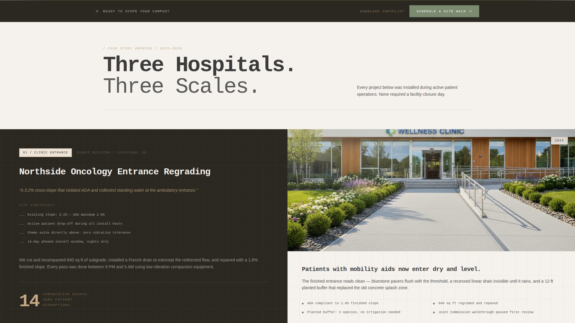 Specialist Hospital & Clinic Construction Appointment Booking Website Template