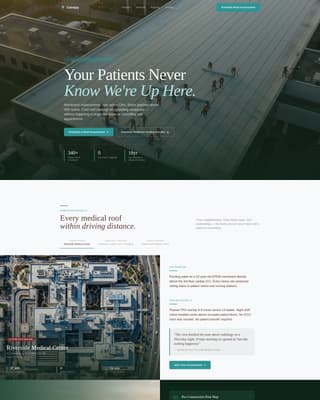 Hospital & Clinic Construction Professional Website Template