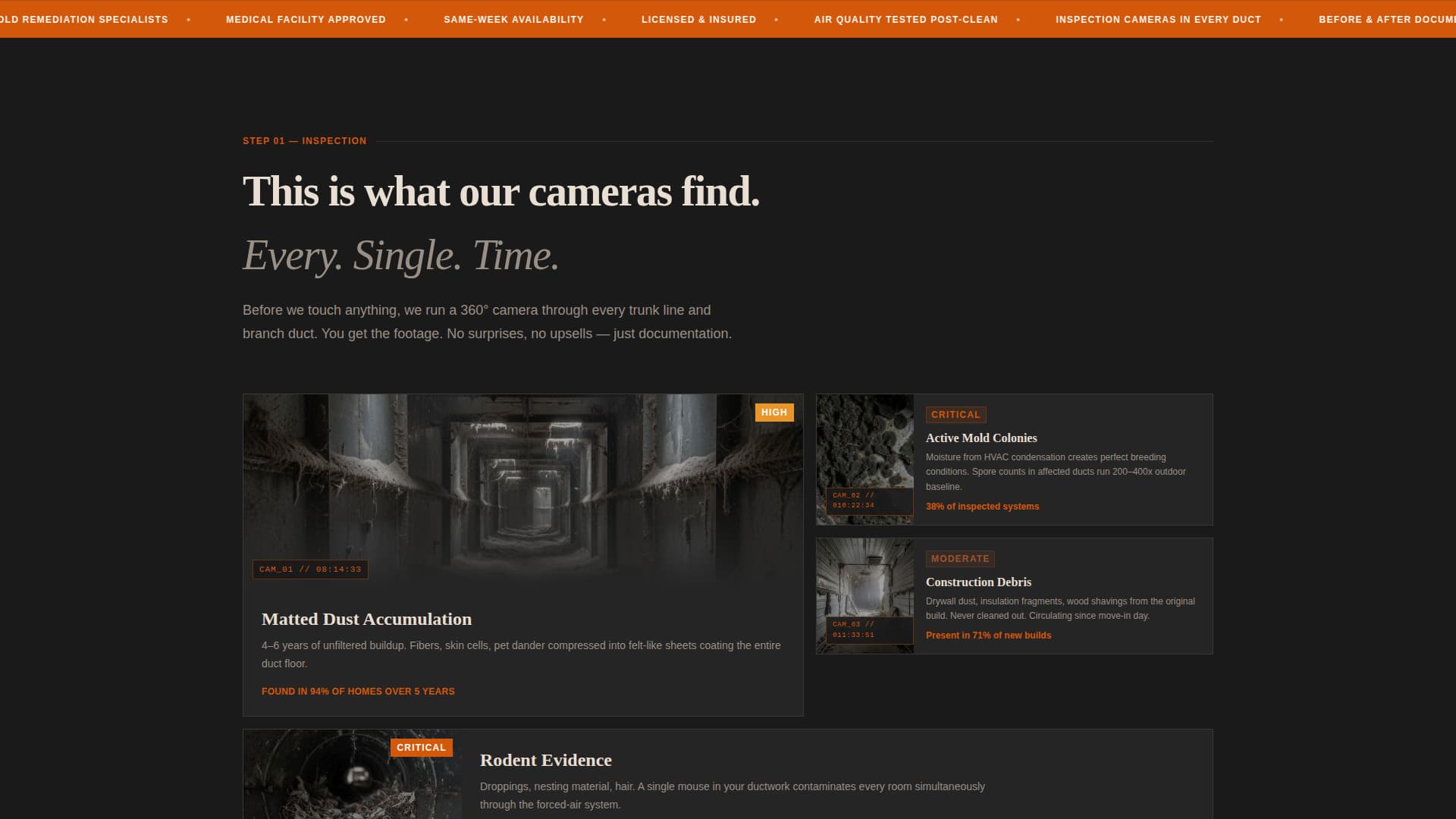 Professional Duct Cleaning Service Website Template