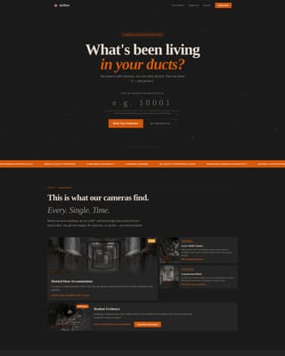 Professional Duct Cleaning Service Website Template