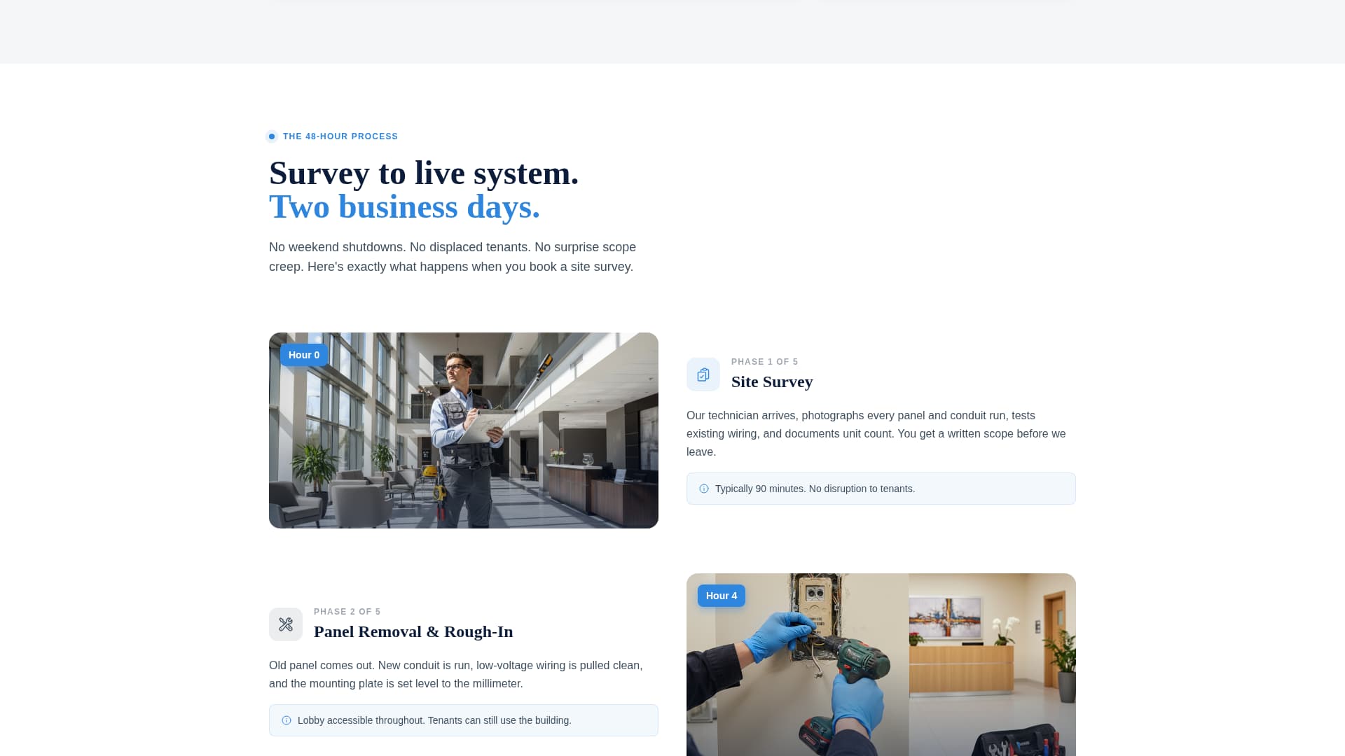 Expert Specialty Construction Appointment Booking Website Template