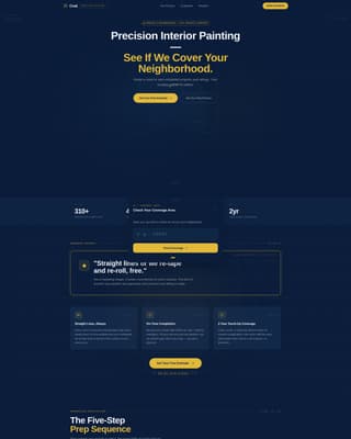 Coat - Precision Interiorpainting Landing Page Template