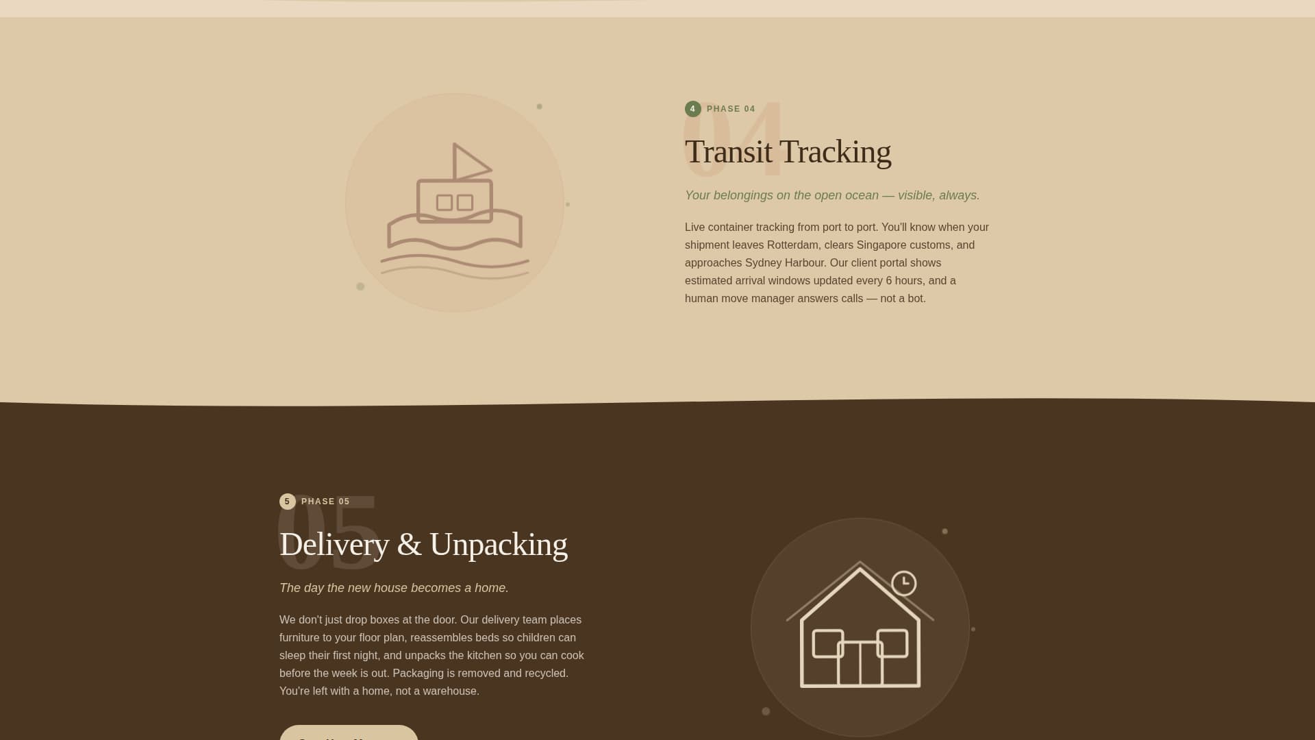 Specialist Moving & Relocation Professional Website Template