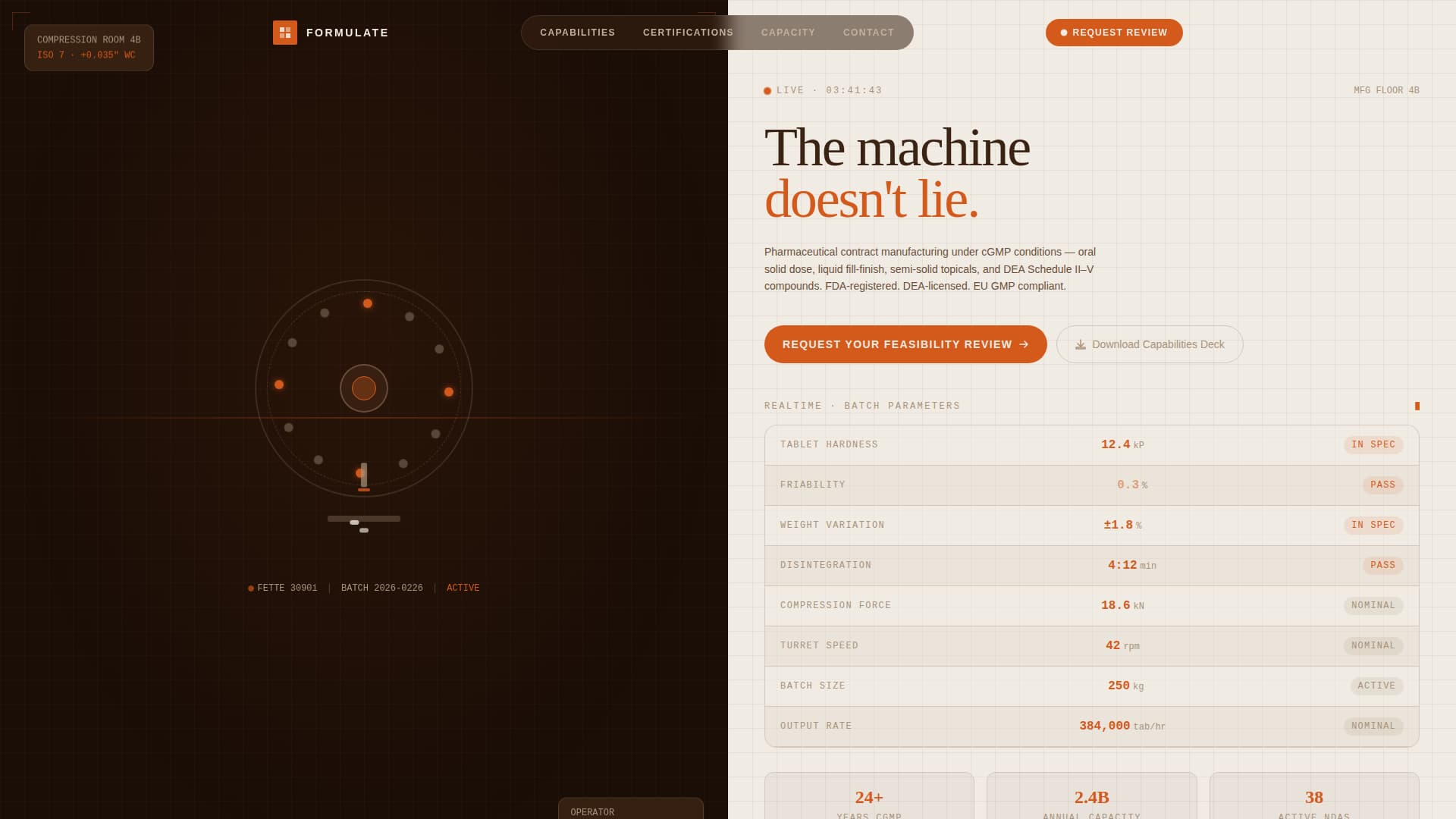 Pharmaceutical Manufacturing Reviews Website Template