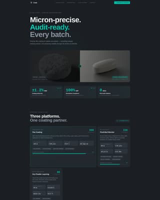 Pharmaceutical Manufacturing Specialist Portfolio Website Template