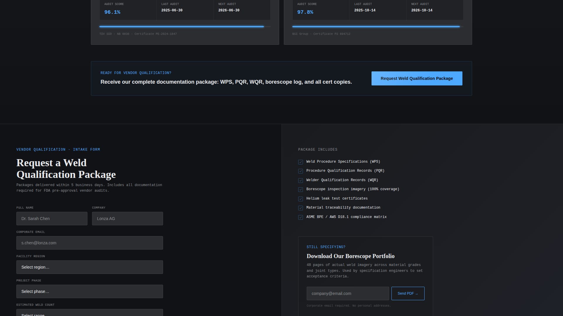 Pharmaceutical Manufacturing Pricing Website Template