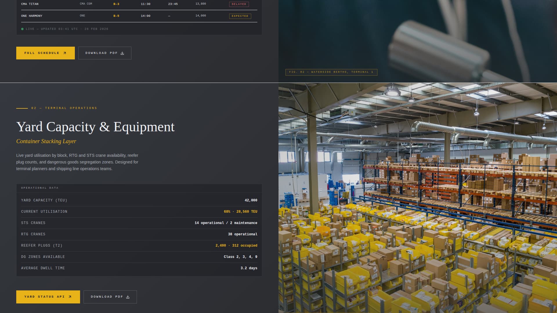 Port & Harbor Specialist Privacy Policy Website Template