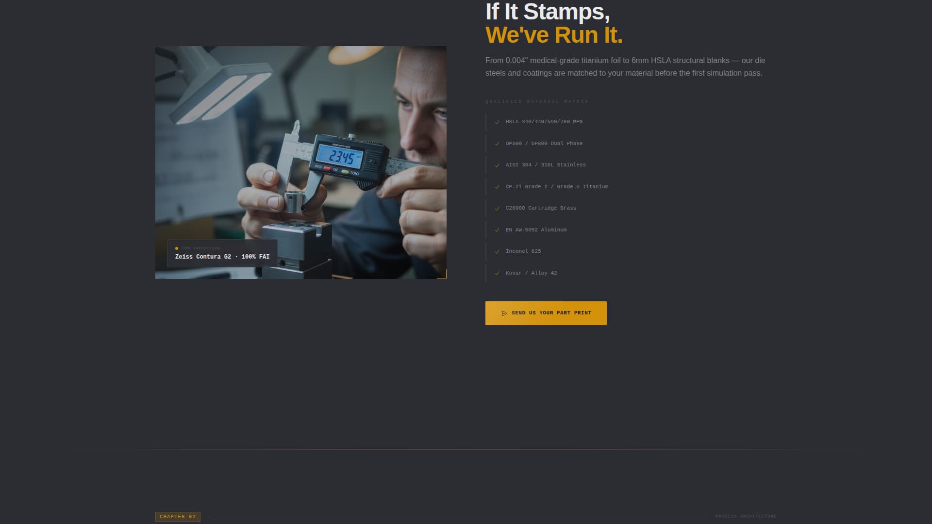Tool & Die Making Specialist Professional Website Template