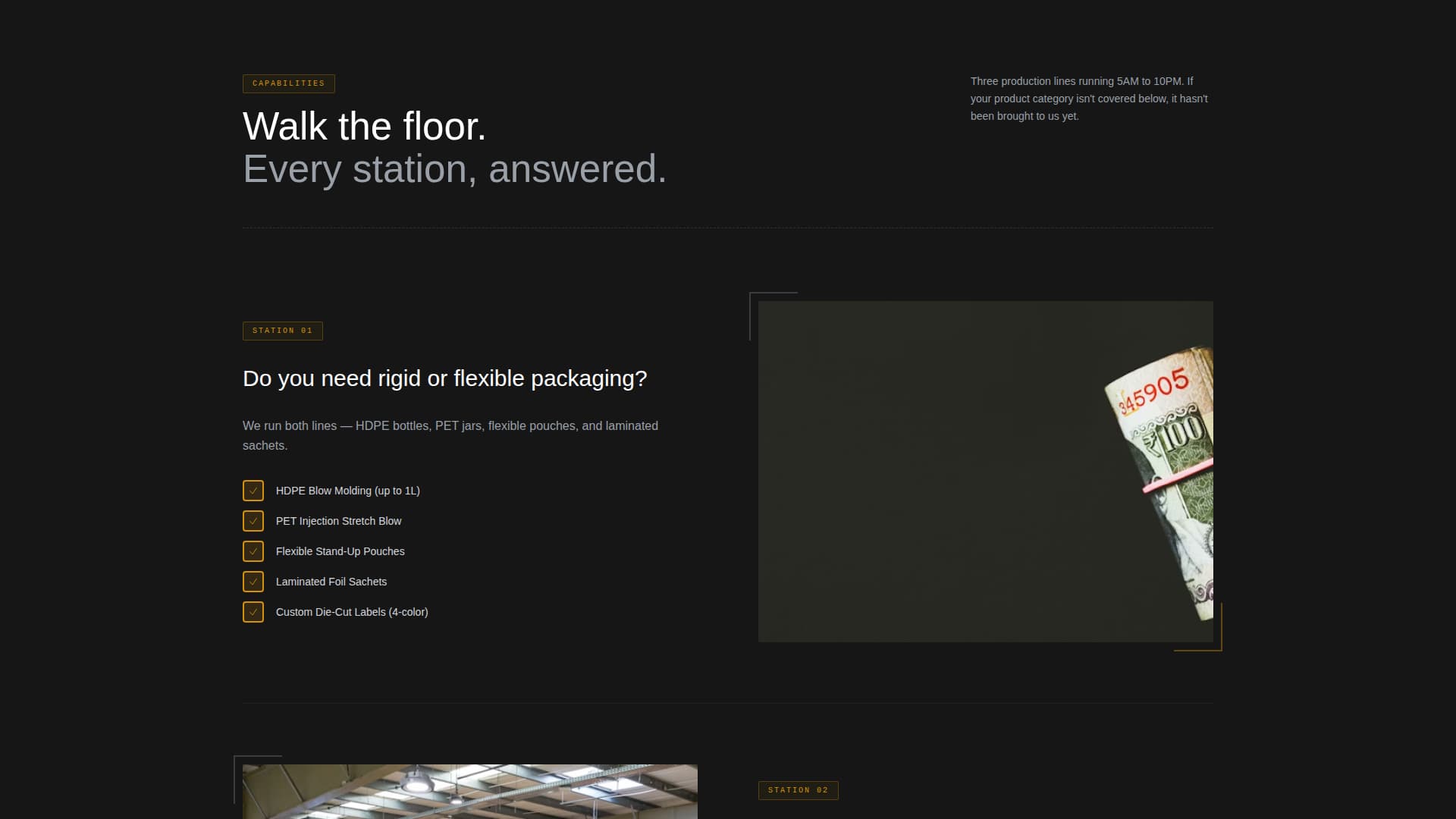 Manufacturing Company Professional Website Template