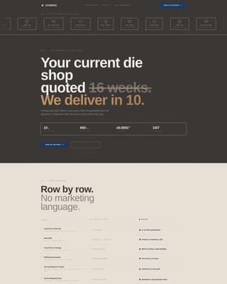 Tool & Die Making Advanced Professional Website Template