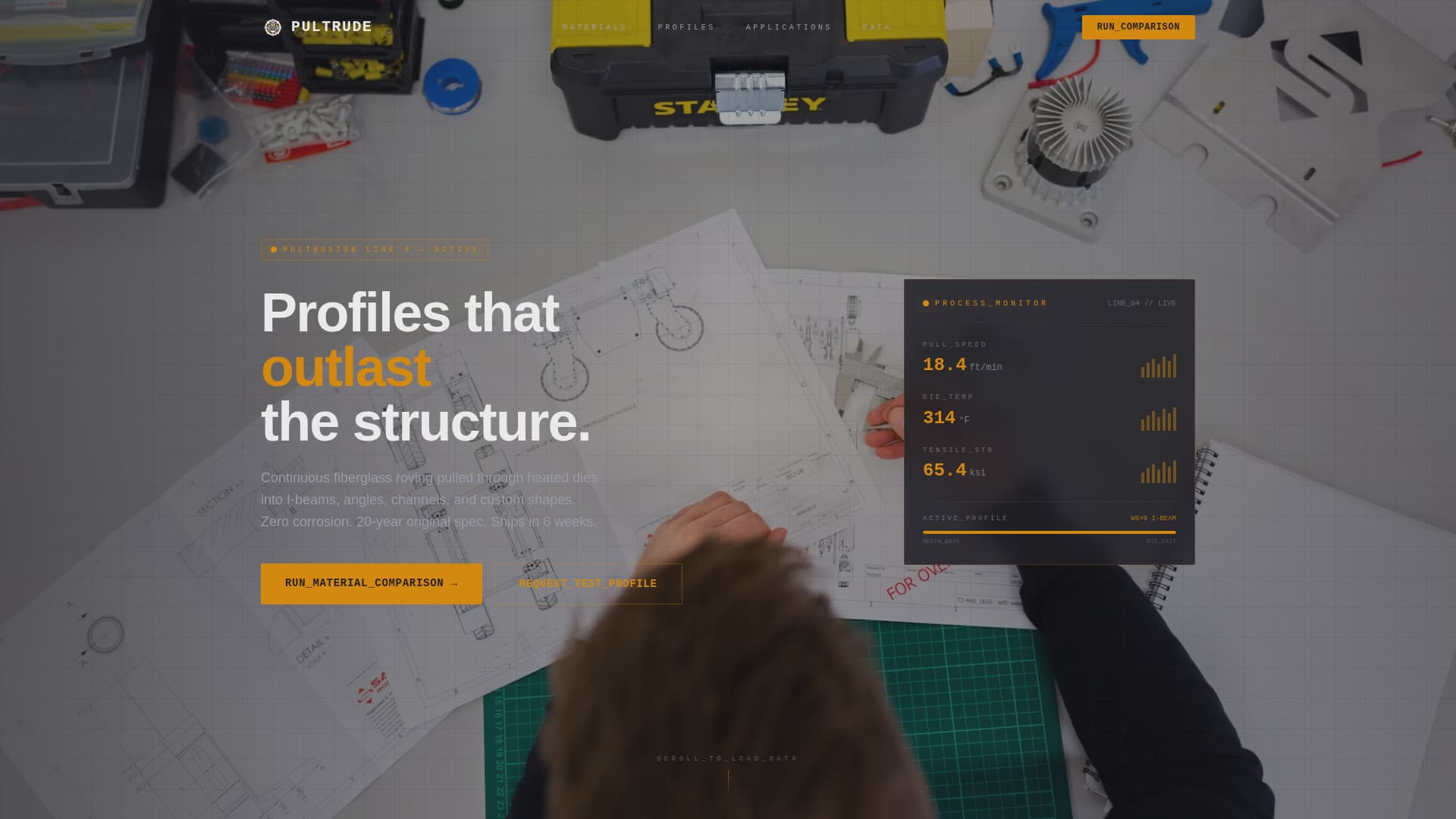 Advanced Manufacturing Processes Comparison Website Template