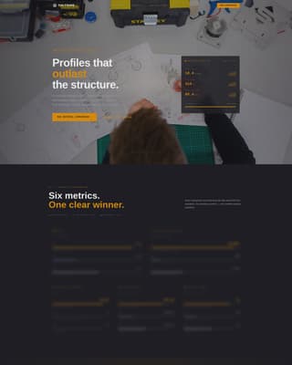 Advanced Manufacturing Processes Comparison Website Template