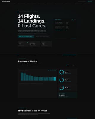 Premium Space & Advanced Aerospace Professional Website Template