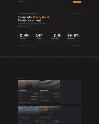 Seafood Traceability Platform Website Template