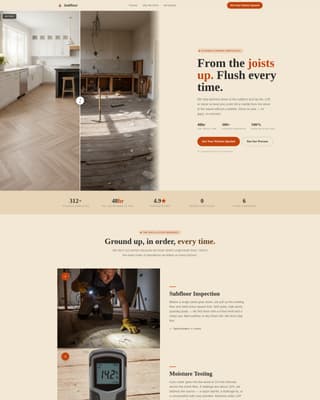 Kitchen Renovation Professional Website Template