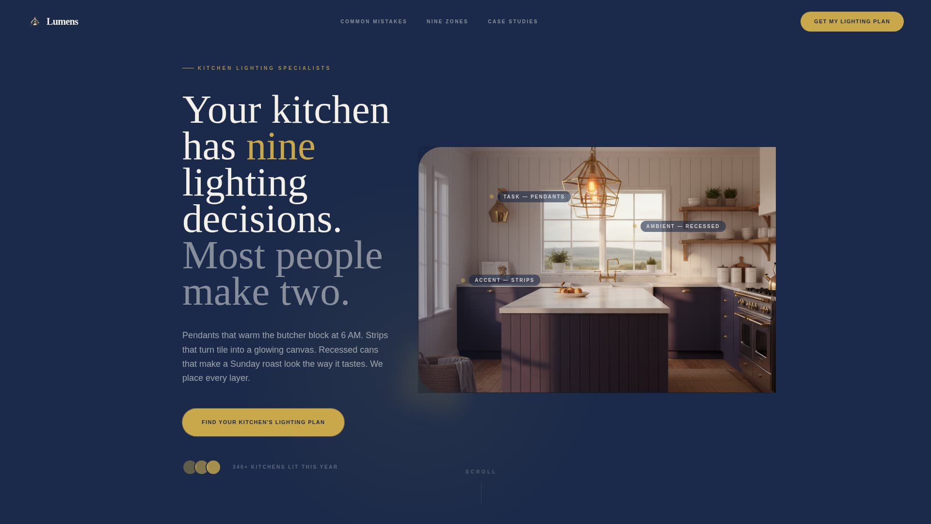 Specialist Kitchen Renovation Appointment Booking Website Template