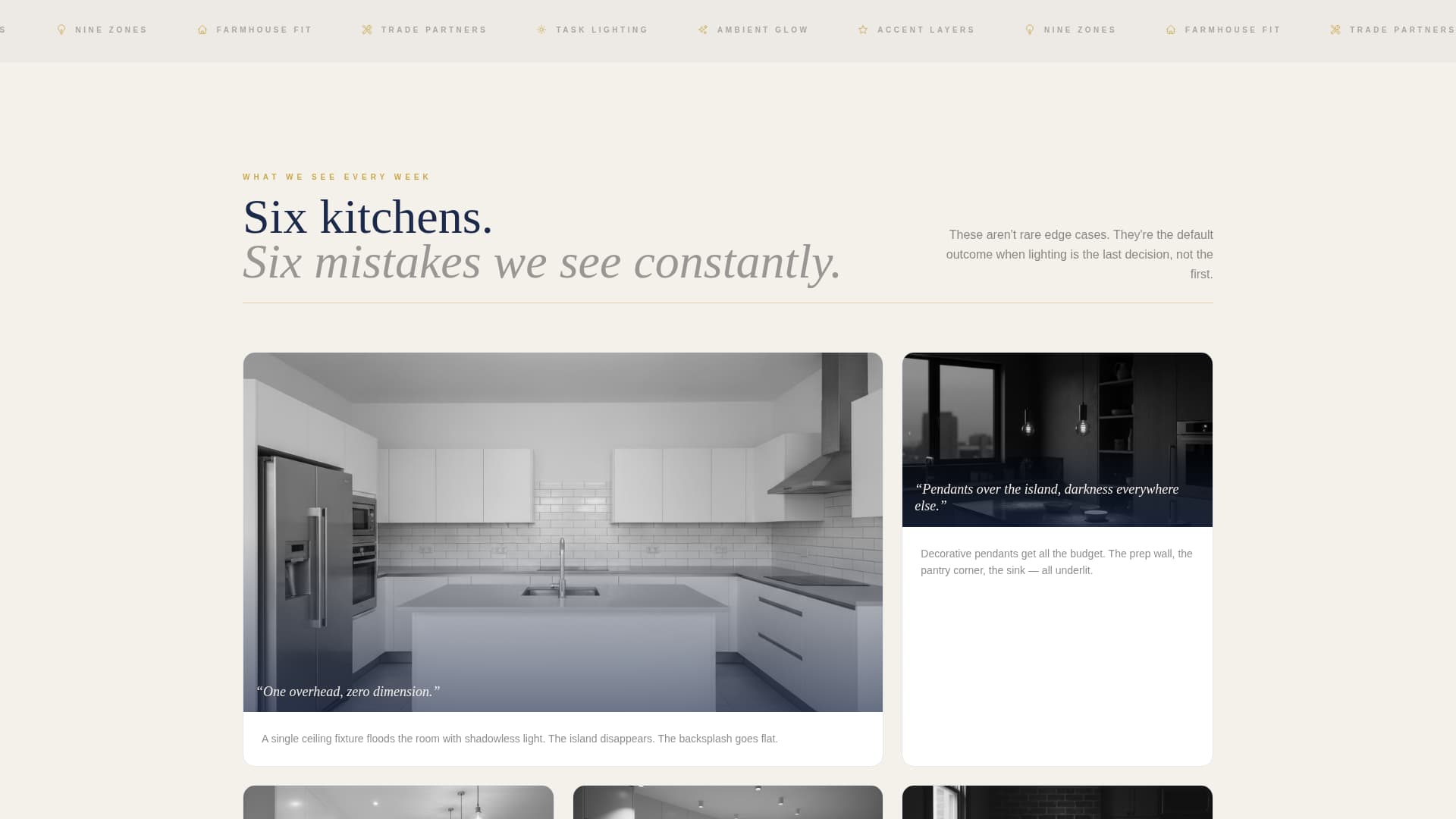 Specialist Kitchen Renovation Appointment Booking Website Template