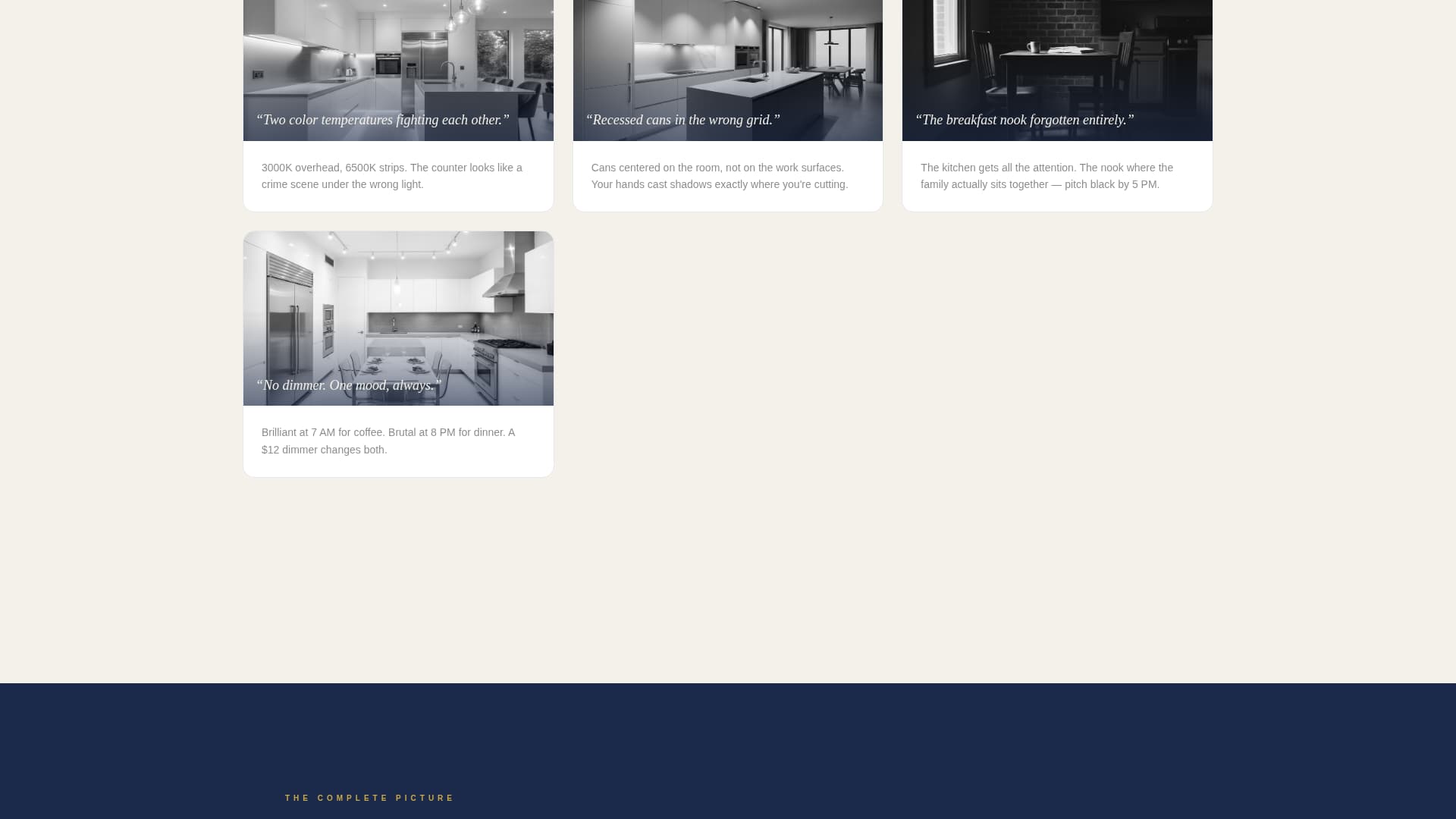 Specialist Kitchen Renovation Appointment Booking Website Template