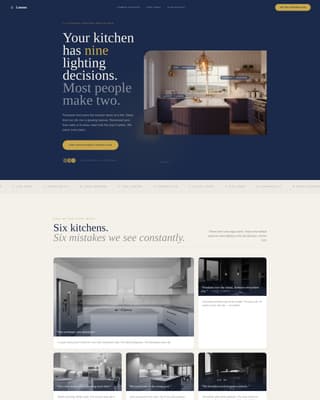 Specialist Kitchen Renovation Appointment Booking Website Template