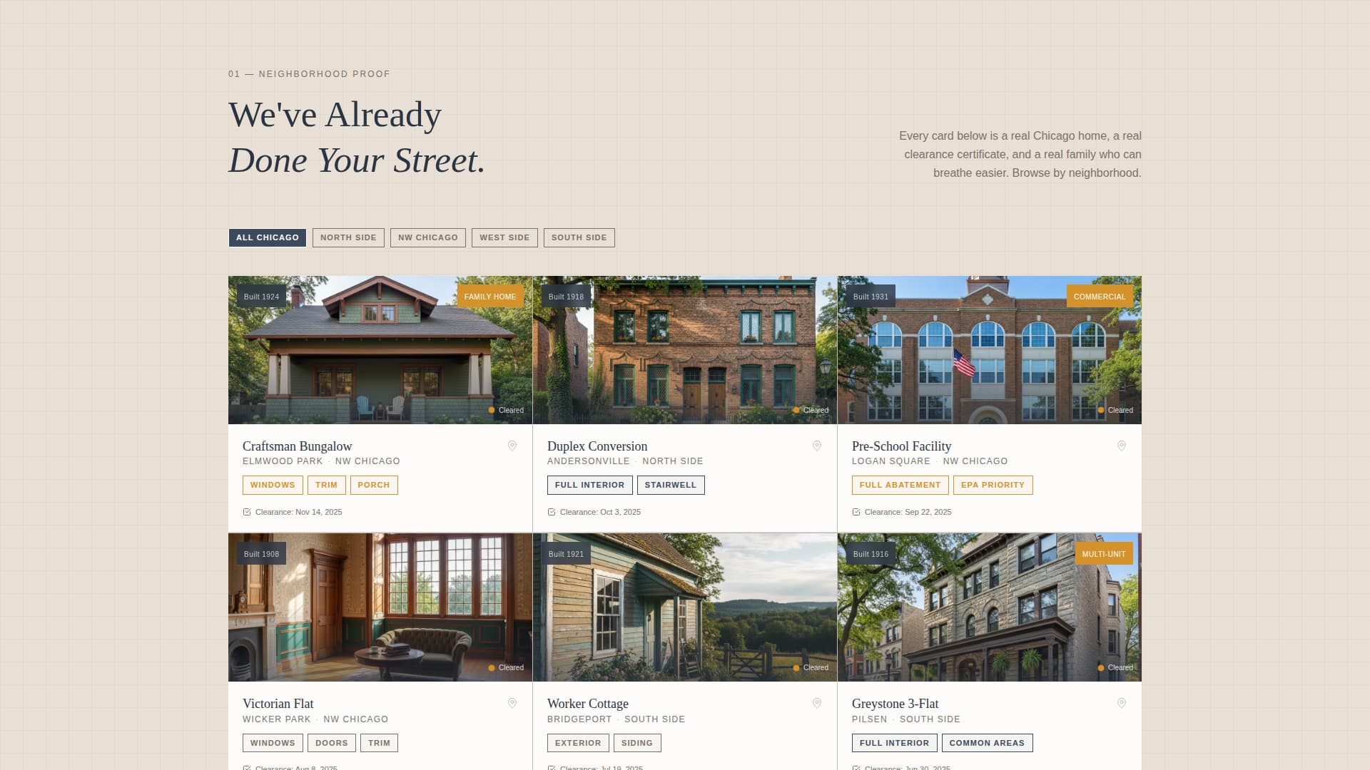 Advanced Restoration & Preservation Appointment Booking Website Template