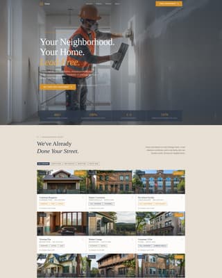 Advanced Restoration & Preservation Appointment Booking Website Template