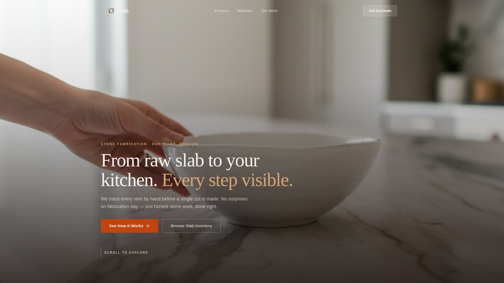 Specialist Marble Products Professional Website Template