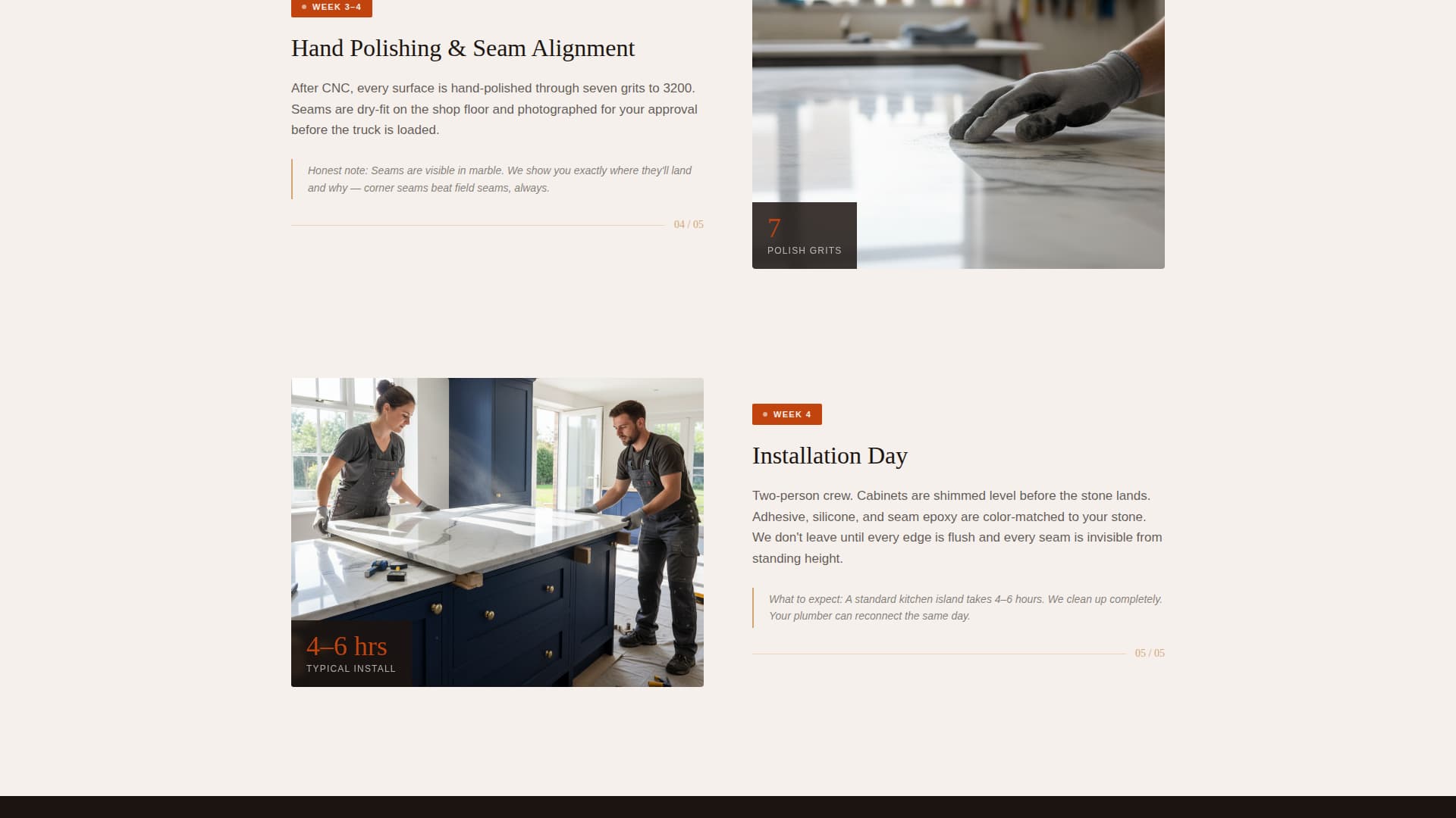 Specialist Marble Products Professional Website Template