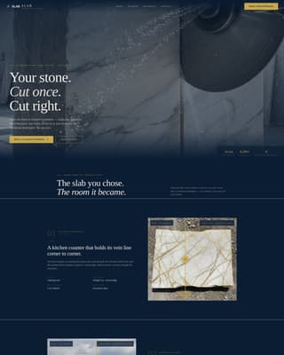 Specialist Marble Products Appointment Booking Website Template