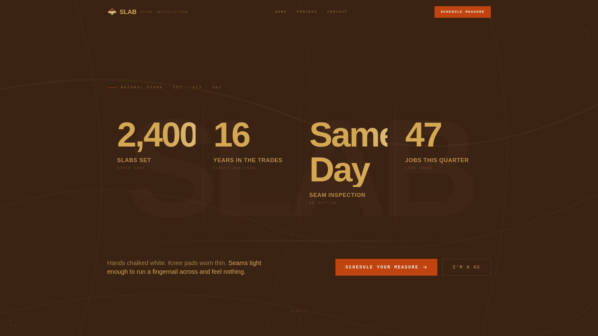 Marble Products Appointment Booking Website Template