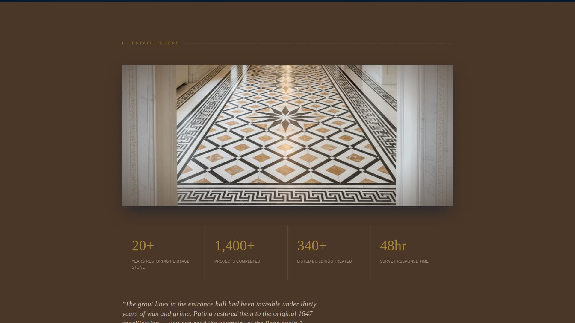 Advanced Marble Products Professional Website Template