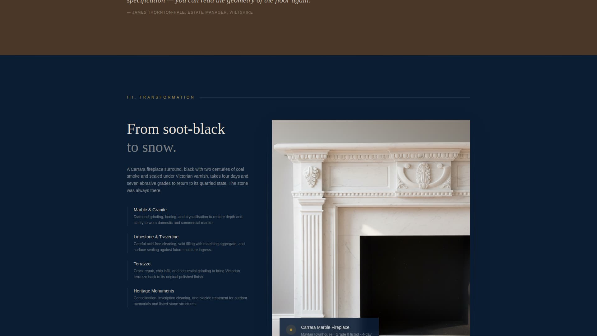 Advanced Marble Products Professional Website Template
