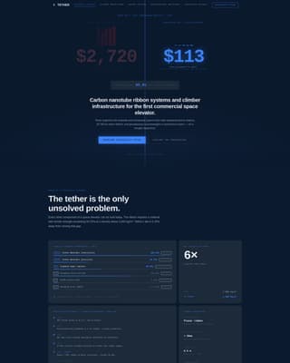 Certified Space & Advanced Aerospace Professional Website Template