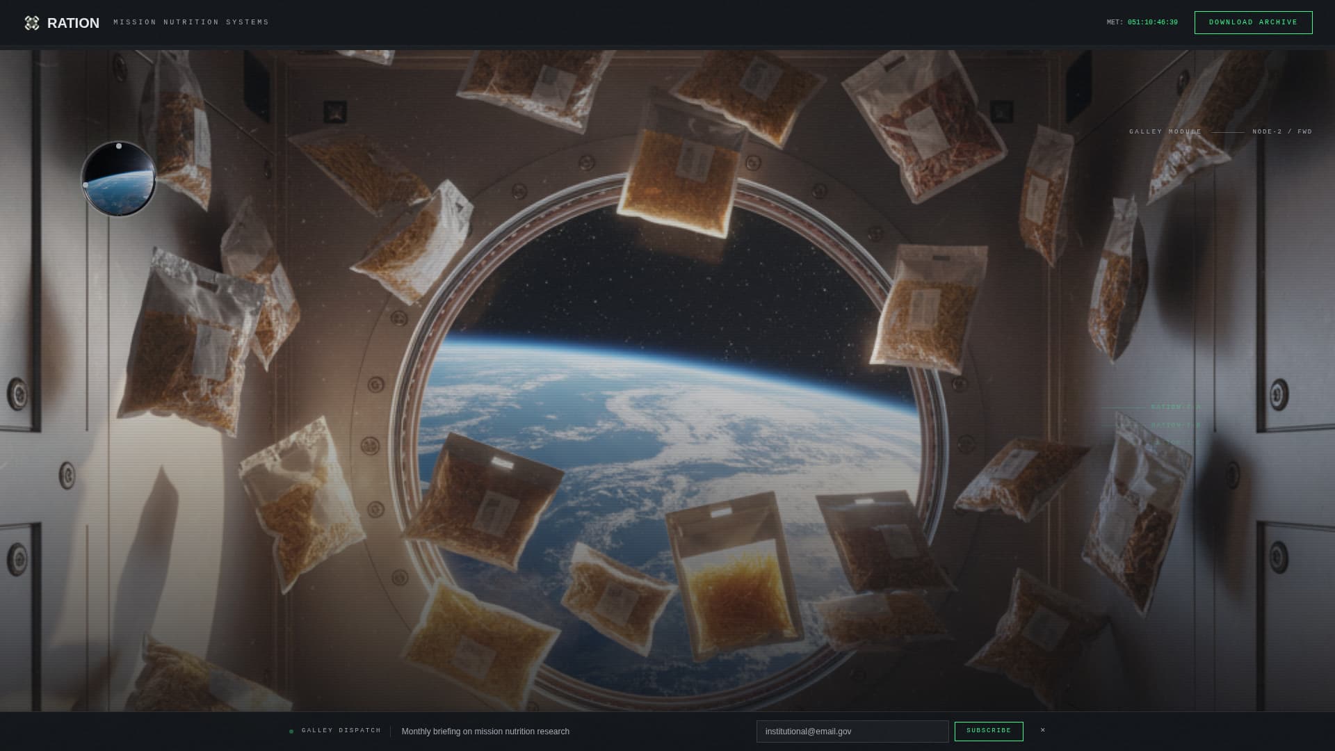 Space & Advanced Aerospace Professional Website Template