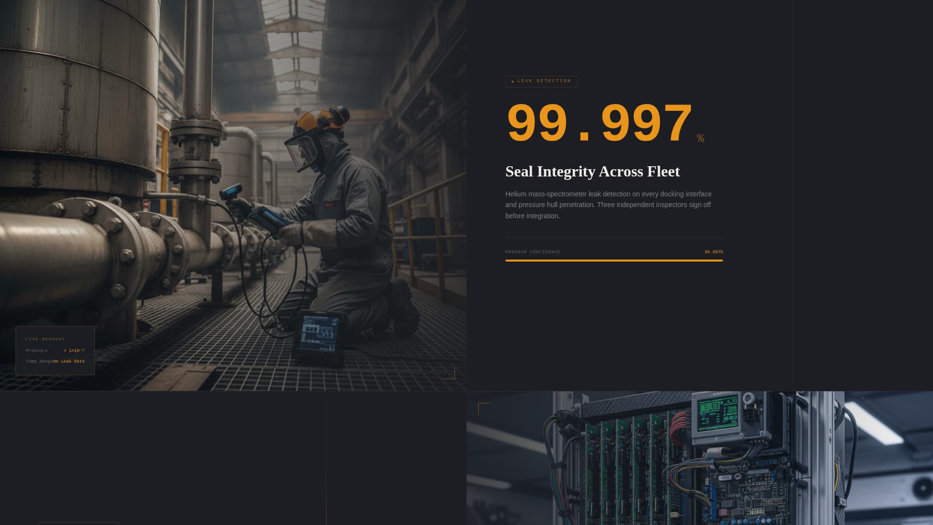 Habitat - Precision Spacestation Landing Page Template