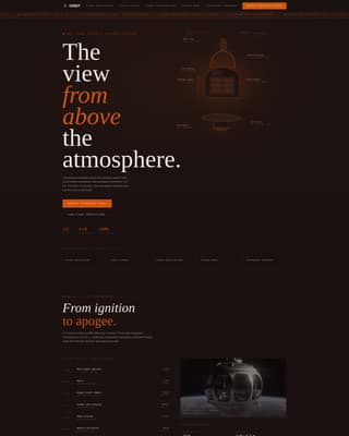 Orbit - Highstakes Spacetourism Landing Page Template