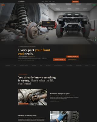 Component & Equipment Manufacturing Portfolio Website Template