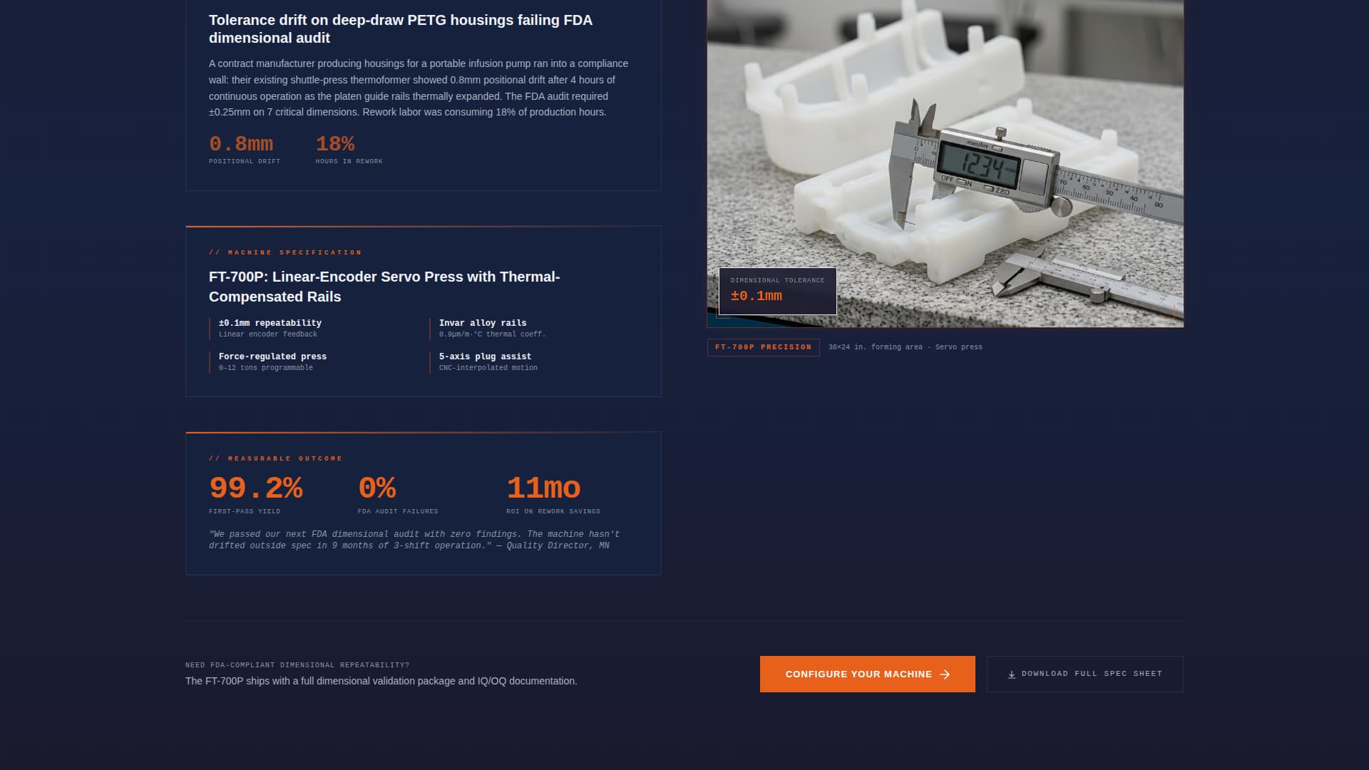 Manufacturing Processes Professional Website Template