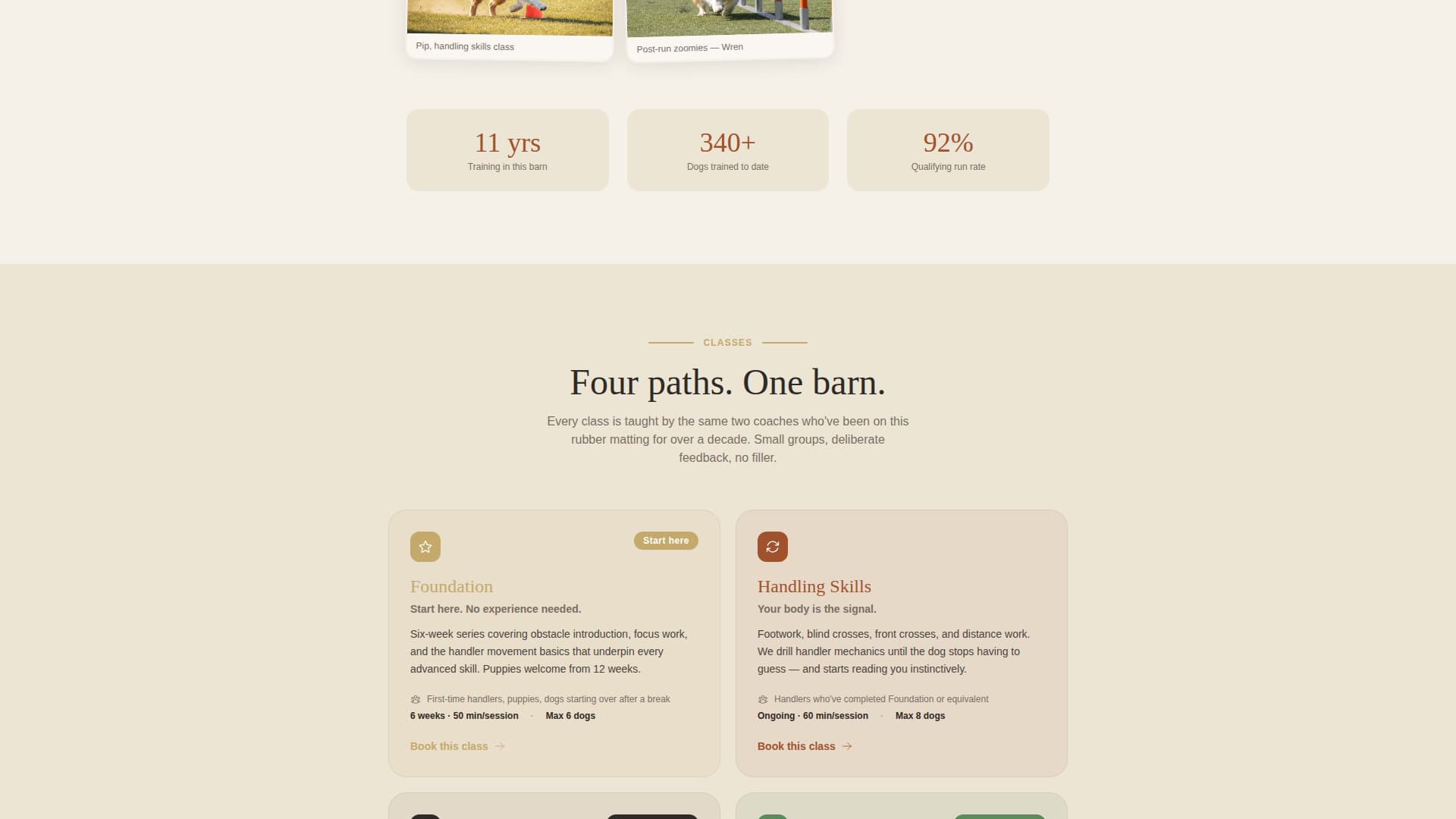 Pet Training & Behavior Appointment Booking Website Template