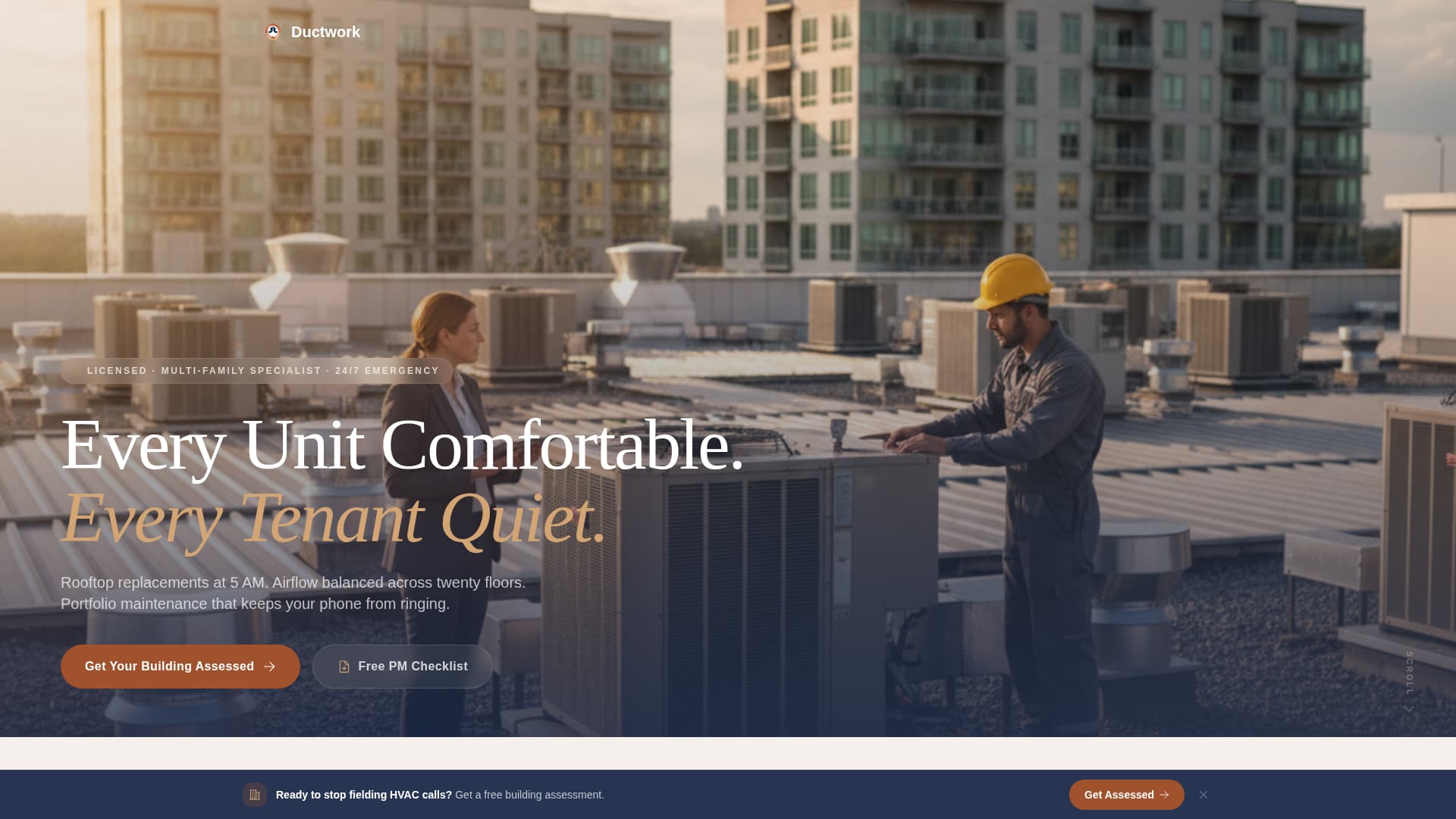 Multi-Family Apartment Construction Pricing Website Template