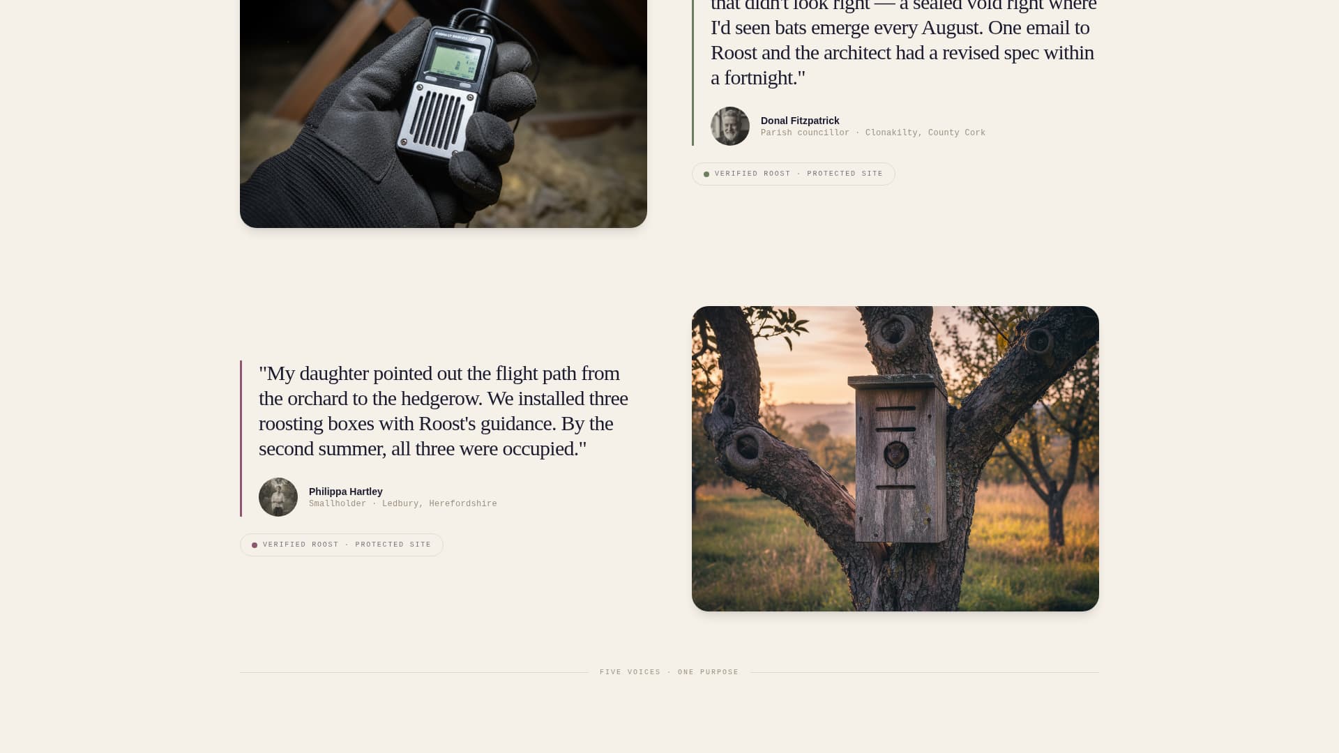 Wildlife & Conservation Reviews & Social Proof Website Template