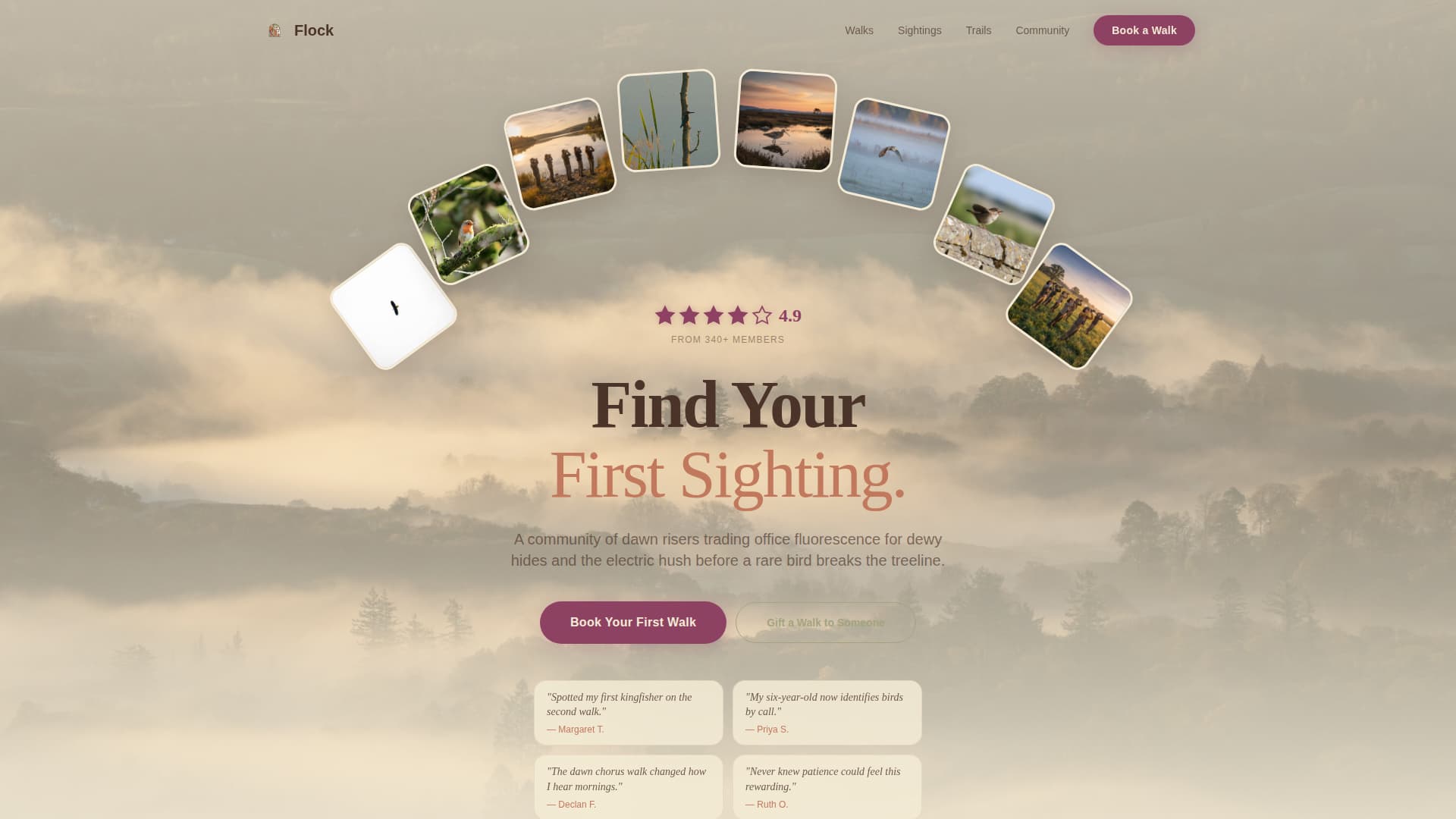 Wildlife & Conservation Appointment Booking Website Template