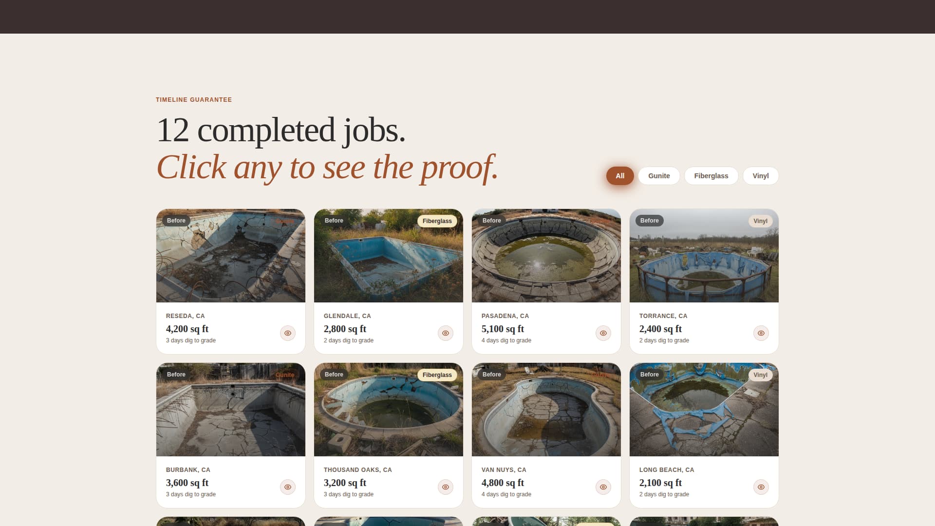 Demolition & Site Work Pricing Website Template