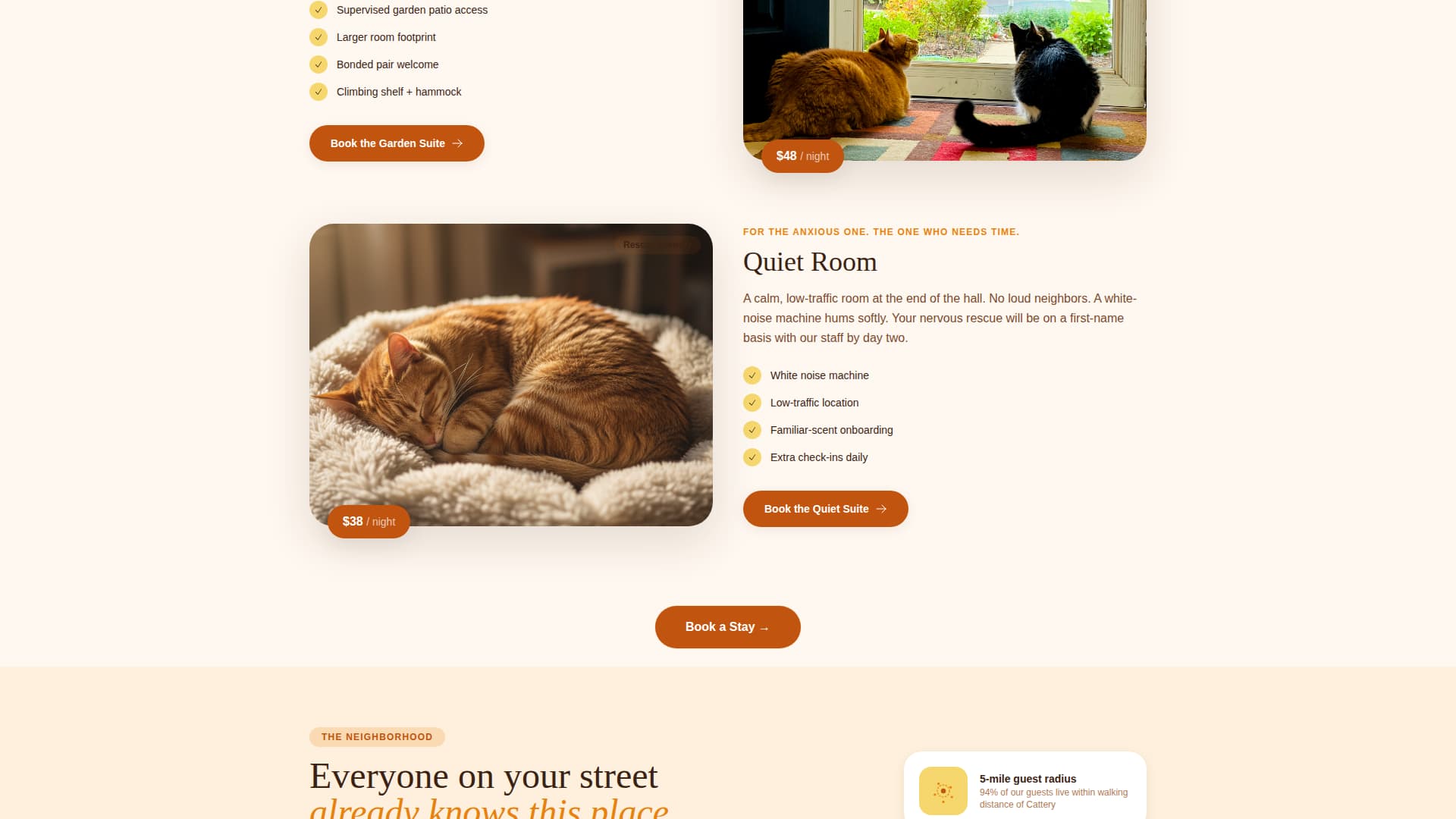 Specialist Pet Boarding & Daycare Appointment Booking Website Template