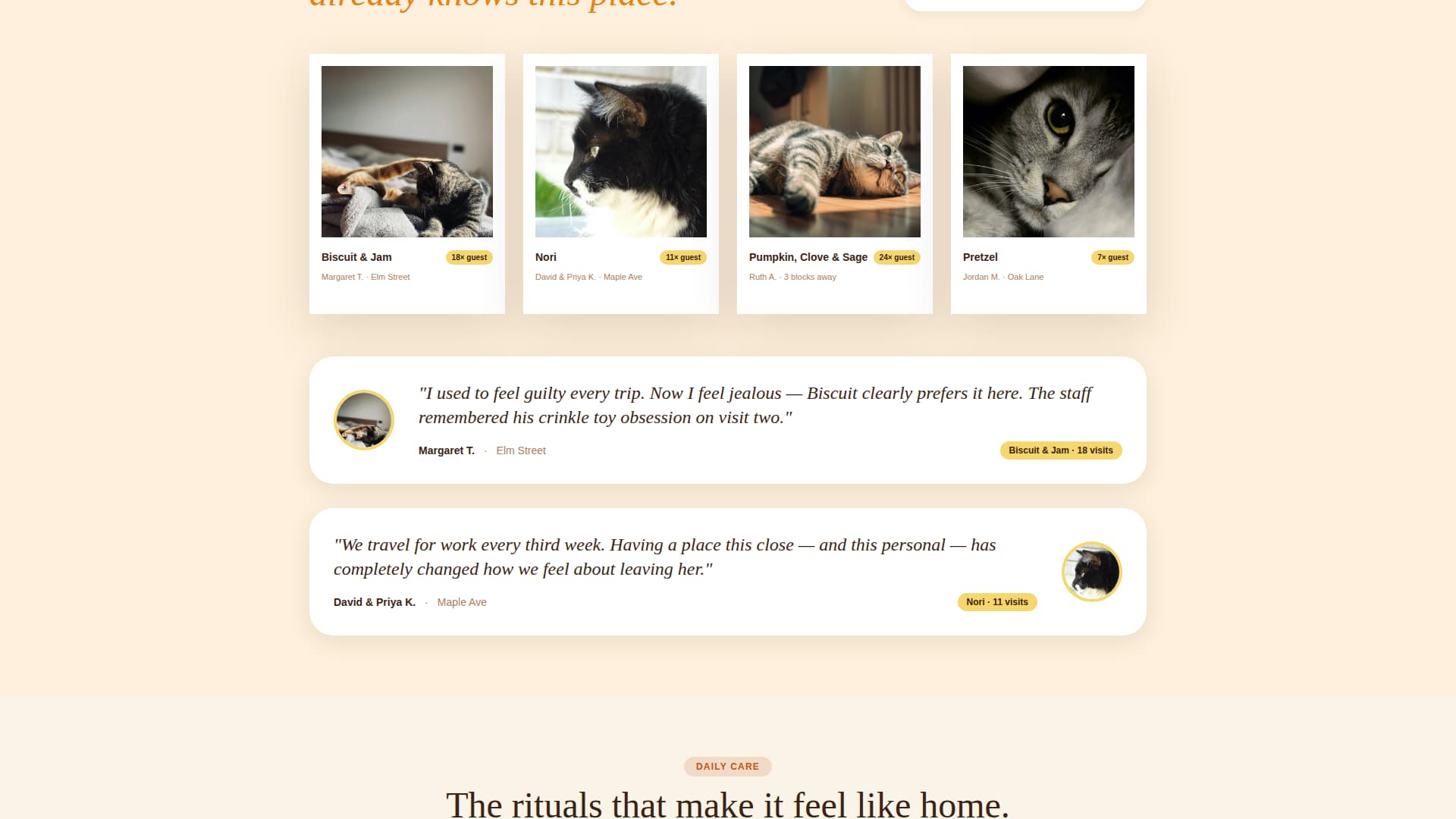 Specialist Pet Boarding & Daycare Appointment Booking Website Template