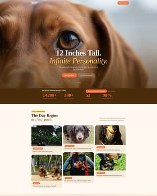 Dog Professional Website Template