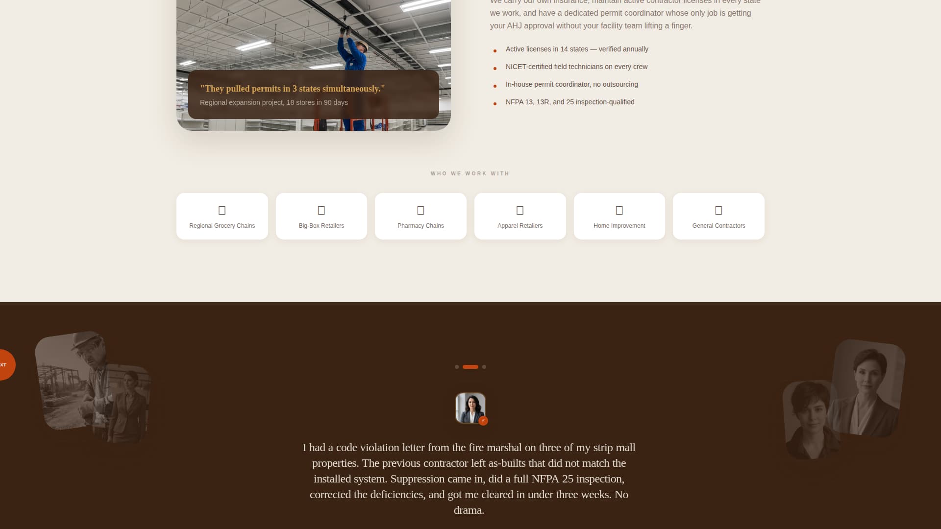 Complete Retail Store Construction Professional Website Template