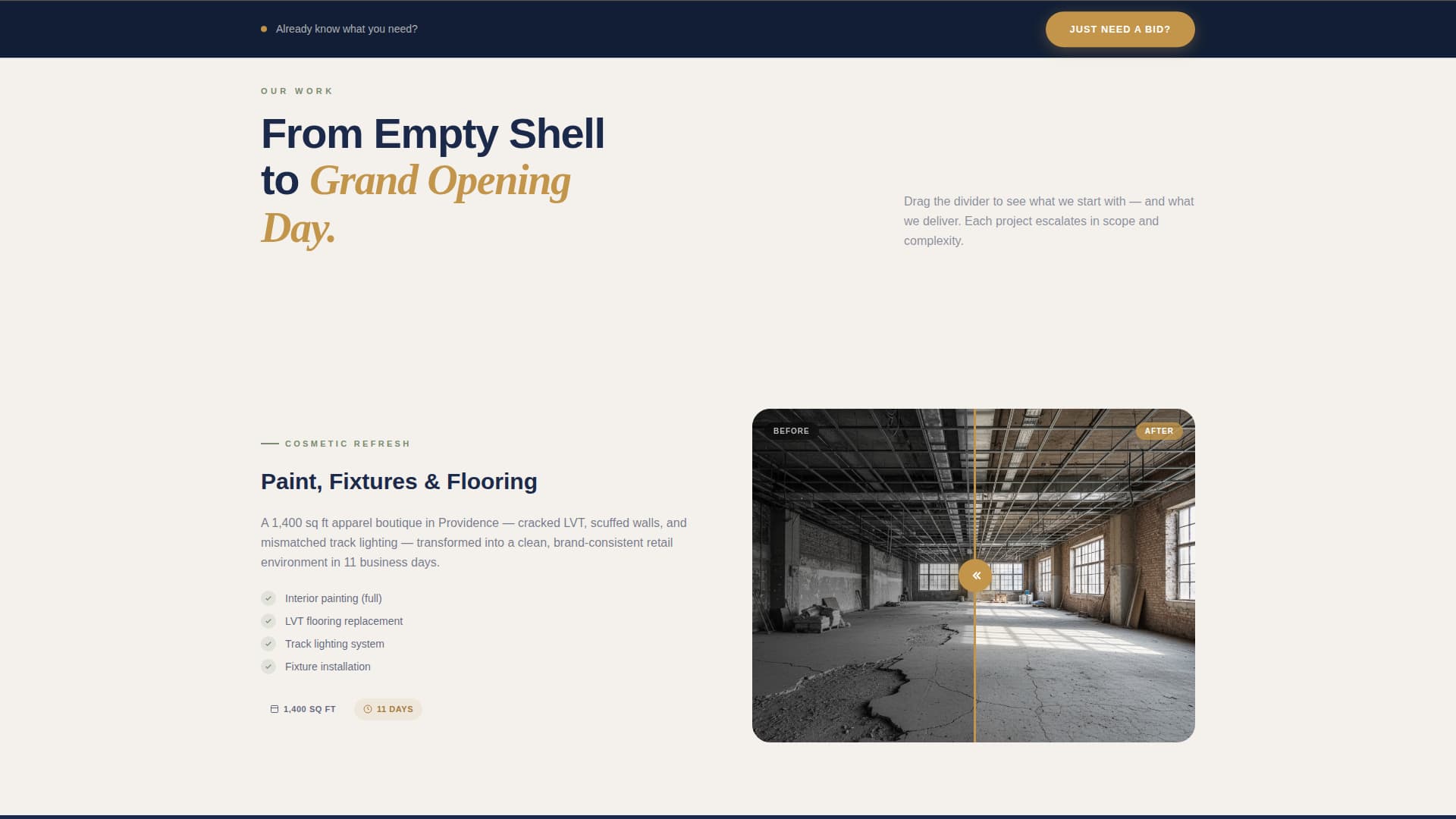 Advanced Retail Store Construction Professional Website Template